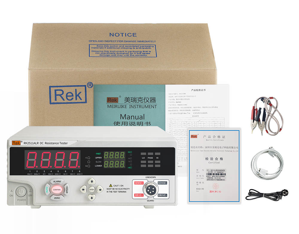 Safety Comprehensive Tester Manufacturer – 
 RK2511AL/RK2511BL/RK2511ALR DC Low Resistance Tester – Meiruike