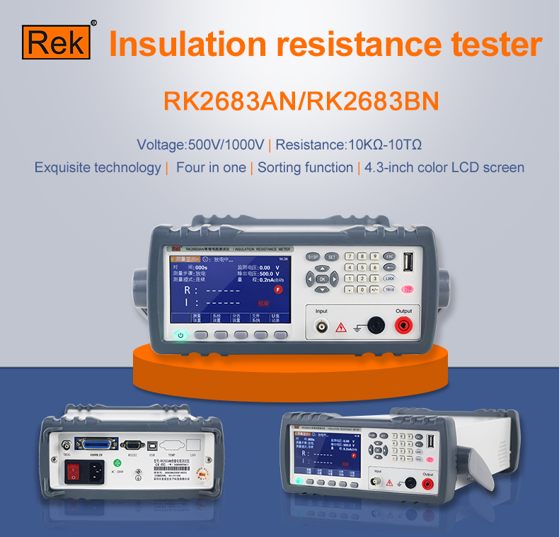 Tester ea Adjustable-Digital-Insulation-Resistance-Tester,